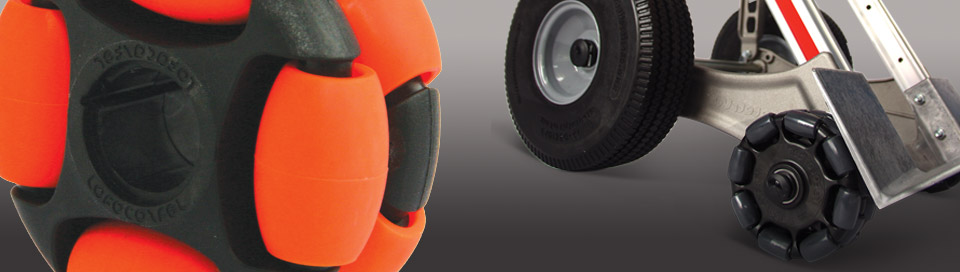 ROTACASTER MULTI-DIRECTIONAL WHEELS. THE ULTIMATE IN MANOEUVRABILITY